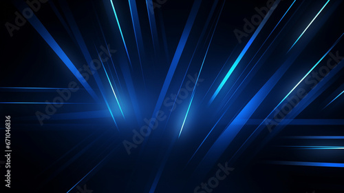 Abstract blue banner. Glowing Background. PowerPoint slides background 