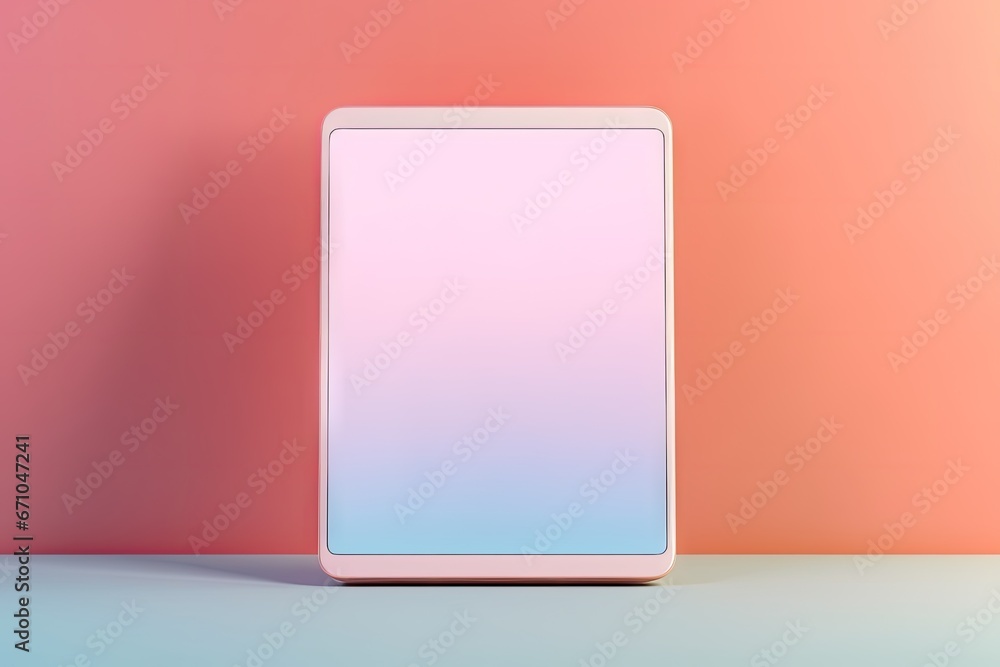 Digital tablet computer with transparent screen Digital tablet computer with transparent screen