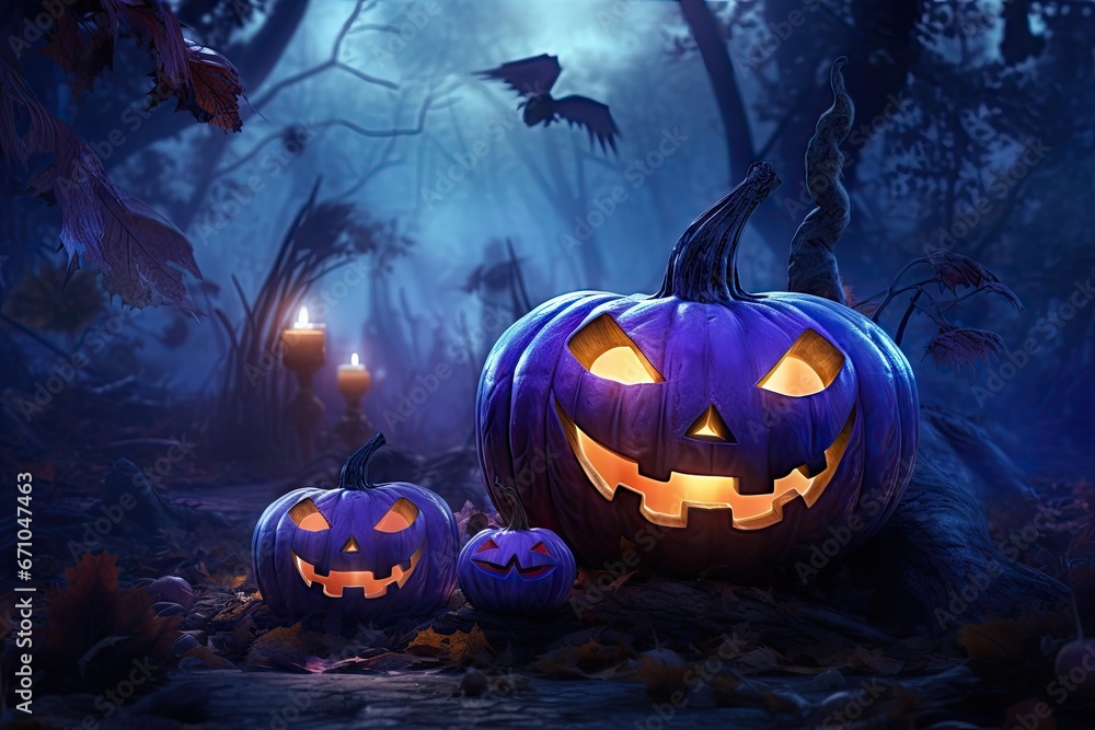 Festive background decoration for halloween Festive background decoration for halloween