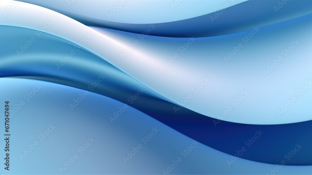 Luxury futuristic 3D abstract blue curved background. Shine gradient illustration, minimal. Digital luxury drawing for interior design, fashion textile, wallpaper, website Luxury futuristic 3D abstract blue curved background. Shine gradient illustration, minimal. Digital luxury drawing for interior design, fashion textile, wallpaper, website