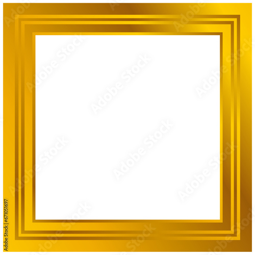 Golden square frame