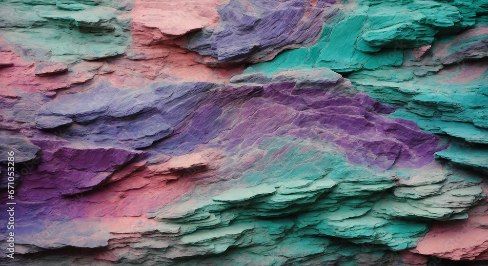 colorful texture of concrete wall banner