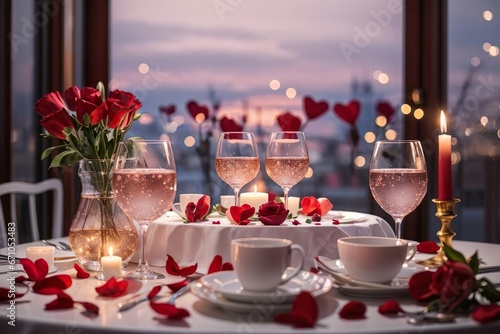 romantic dinner table valentine s day.gifts for loved ones