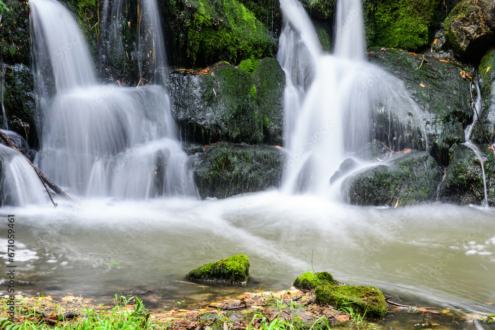 Obraz premium waterfall in the forest