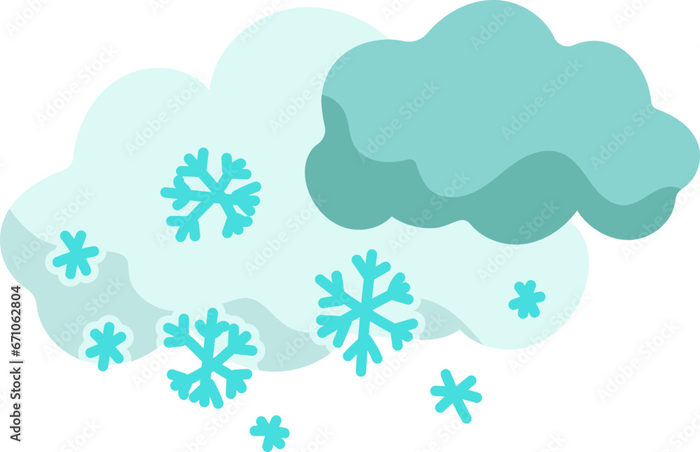 Winter weather illustration