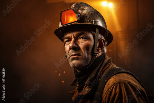 Portrait of a proud miner © David
