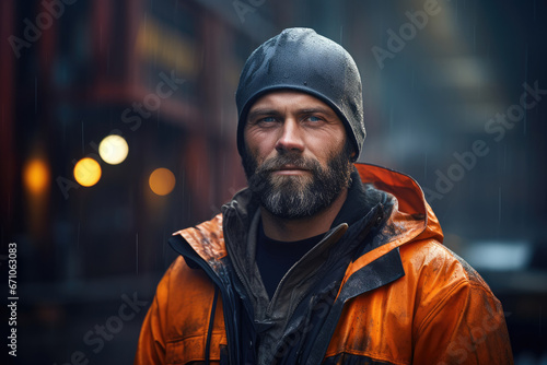 Portrait of a steel worker © David