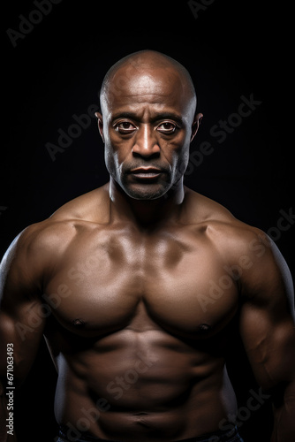 Middle aged Boxer Portrait