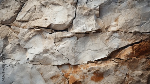 A rugged bedrock outcrop, worn down by the forces of erosion, reveals the intricate layers of limestone and the subtle beauty of nature's geological formations