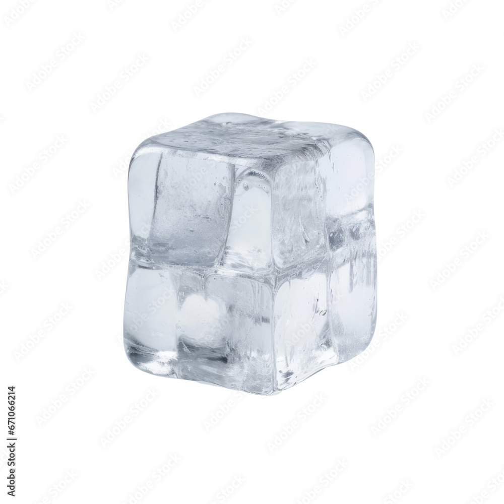 Obraz premium ice cubes cut out background