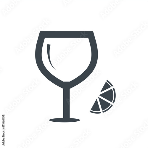 Drink Glass icon stock illustration