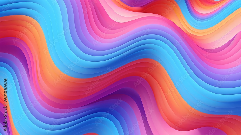 abstract background with colorful waves