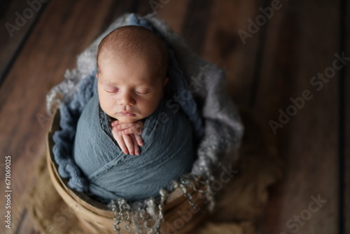 Newborn baby boy photo shoot