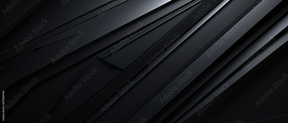 Abstract futuristic dark black background with lines design. Realistic 3d wallpaper with luxury flowing lines. Elegant backdrop for poster, website, brochure, banner, app. Generative ai Abstract futuristic dark black background with lines design. Realistic 3d wallpaper with luxury flowing lines. Elegant backdrop for poster, website, brochure, banner, app. Generative ai