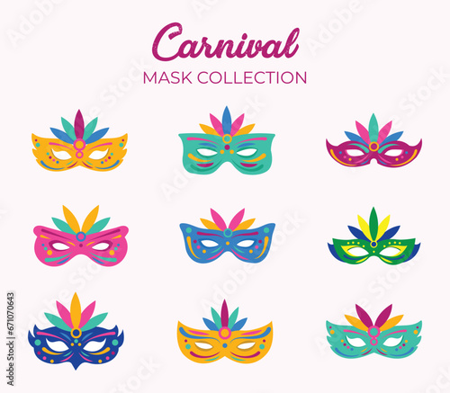 Carnival mask collection