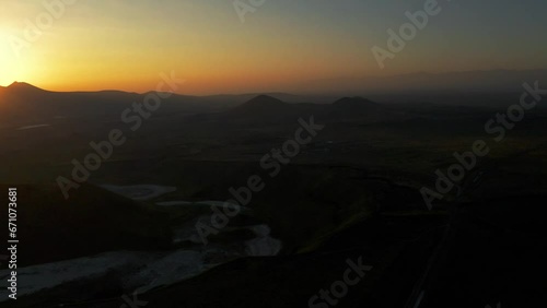 Wallpaper Mural Aerial, Meke Crater Lake Tuzla, Turkey Torontodigital.ca