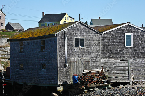 Old Houses at Peggy`s Cove photo