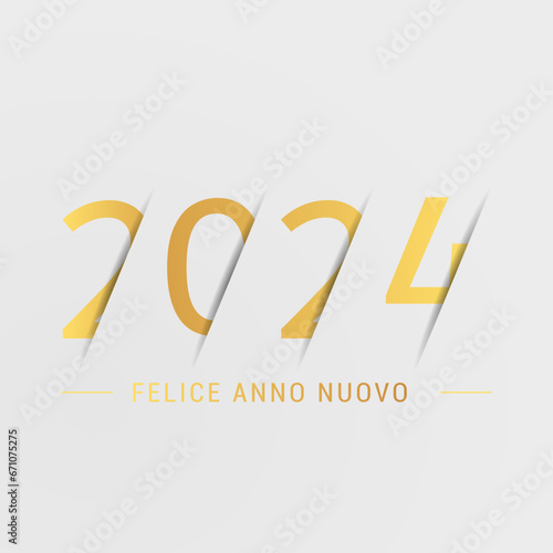 felice anno nuovo - buon anno 2024