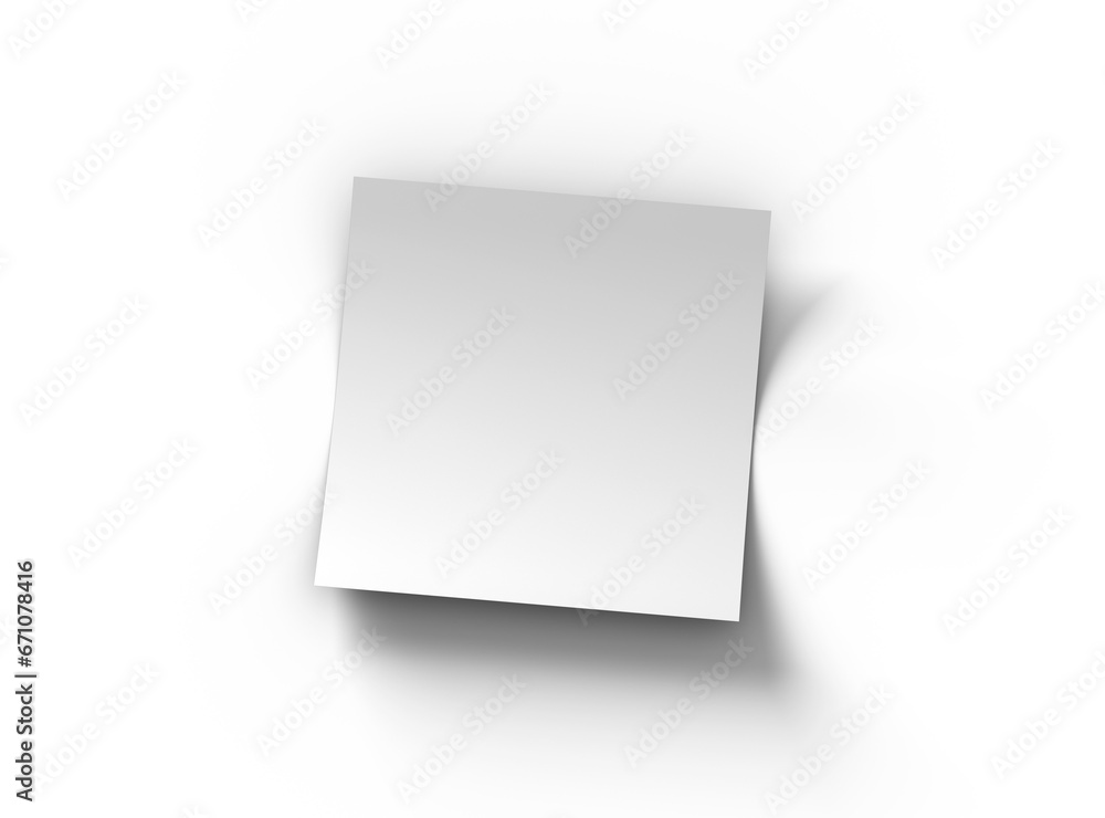 Blank 8.26x8.26 inc square flyer 3d render. Transparent background Blank 8.26x8.26 inc square flyer 3d render. Transparent background