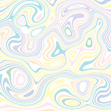 ABSTRACT ILLUSTRATION MARBLED TEXTURE LIQUIFY PSYCHEDELIC PASTEL SOFT COLORFUL DESIGN. OPTICAL ILLUSION BACKGROUND VECTOR DESIGN