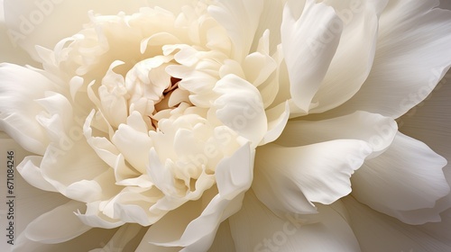  a large white flower is shown in this image, it looks like it is blooming.  generative ai © Nadia