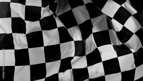 Obraz na plátne Checkered Race Flag
