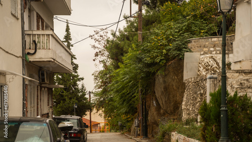 ulica grecja piękna okolica saloniki © Tymoteusz