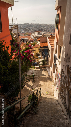 ulica grecja piękna okolica saloniki