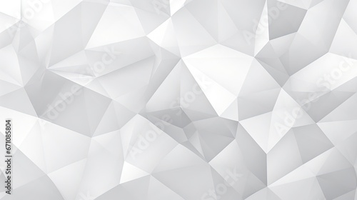  a white abstract background with low poly shapes and a diagonal pattern. generative ai
