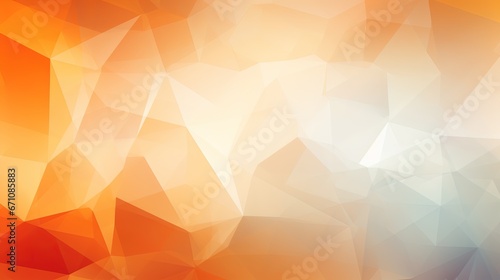  an abstract background of orange and blue shapes with a white background. generative ai