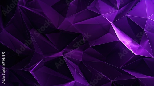  a purple abstract background with a very low - poly design. generative ai