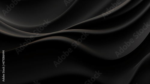 Black Color Textured Background.
