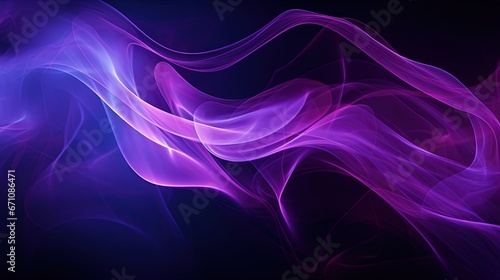 a purple and blue abstract background with a wavy design on it. generative ai