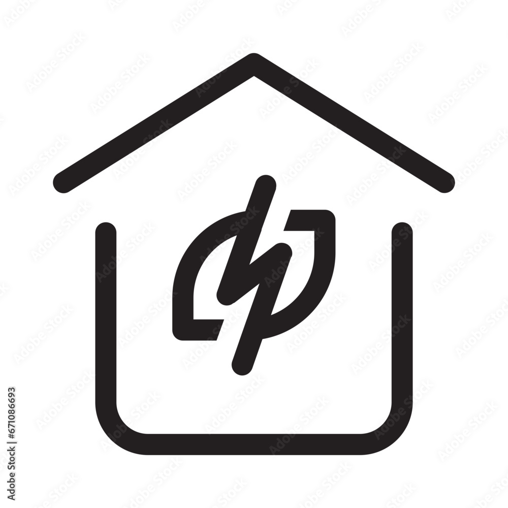 Energy Efficiency icon with line style, perfect for web and presentation etc. Energy Efficiency icon with line style, perfect for web and presentation etc.