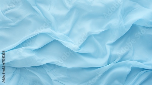  a close up of a blue sheet with a white background. generative ai