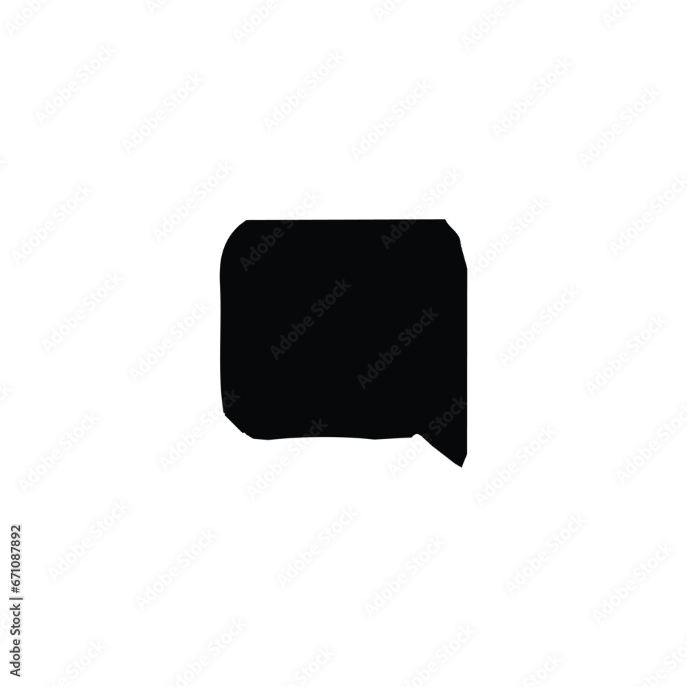 Comment icon. Simple style company support service poster background symbol. brand logo design element. Comment t-shirt printing. Vector for sticker. Comment icon. Simple style company support service poster background symbol. brand logo design element. Comment t-shirt printing. Vector for sticker.