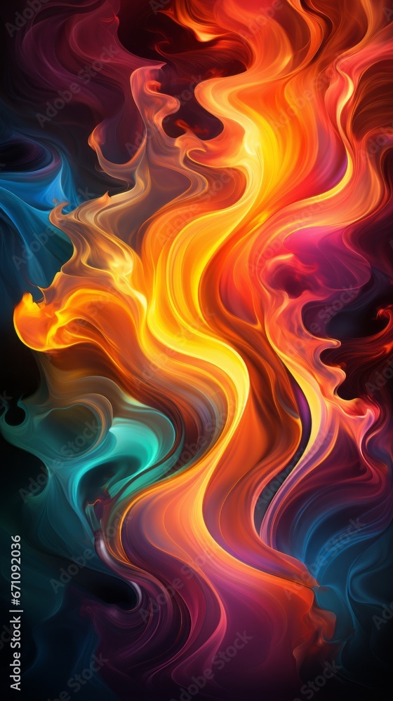 flames of color background flames of color background