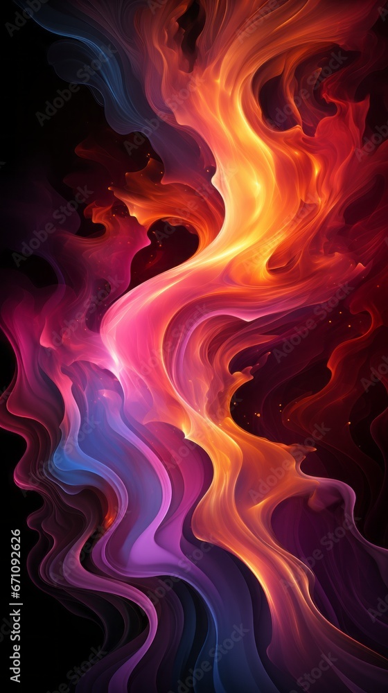 tongues of colorful flame tongues of colorful flame