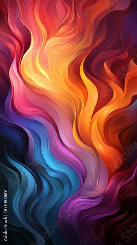 multicolored flames background