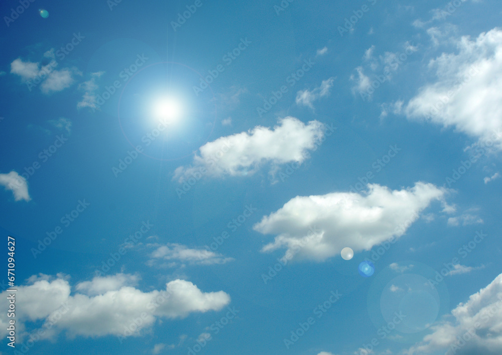 Cloudy sky background