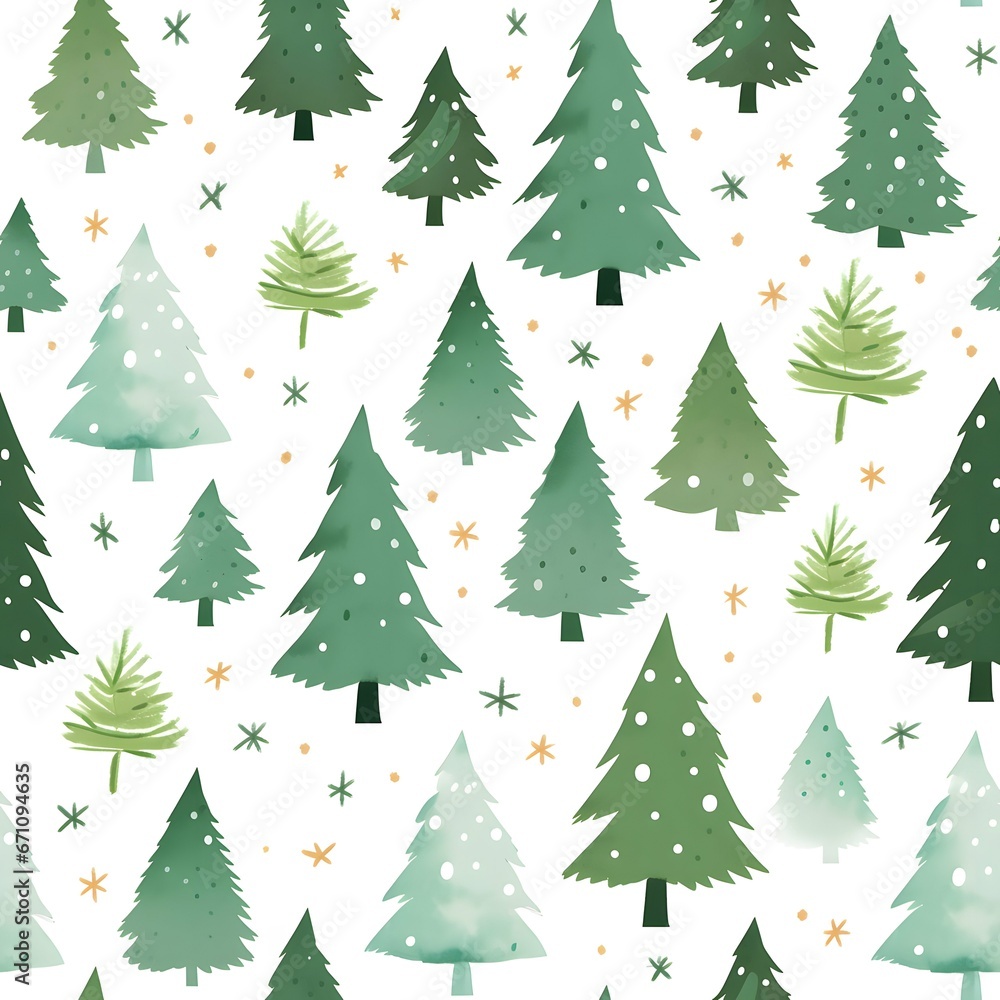 Christmas Seamless tile pattern gift wrap background design
