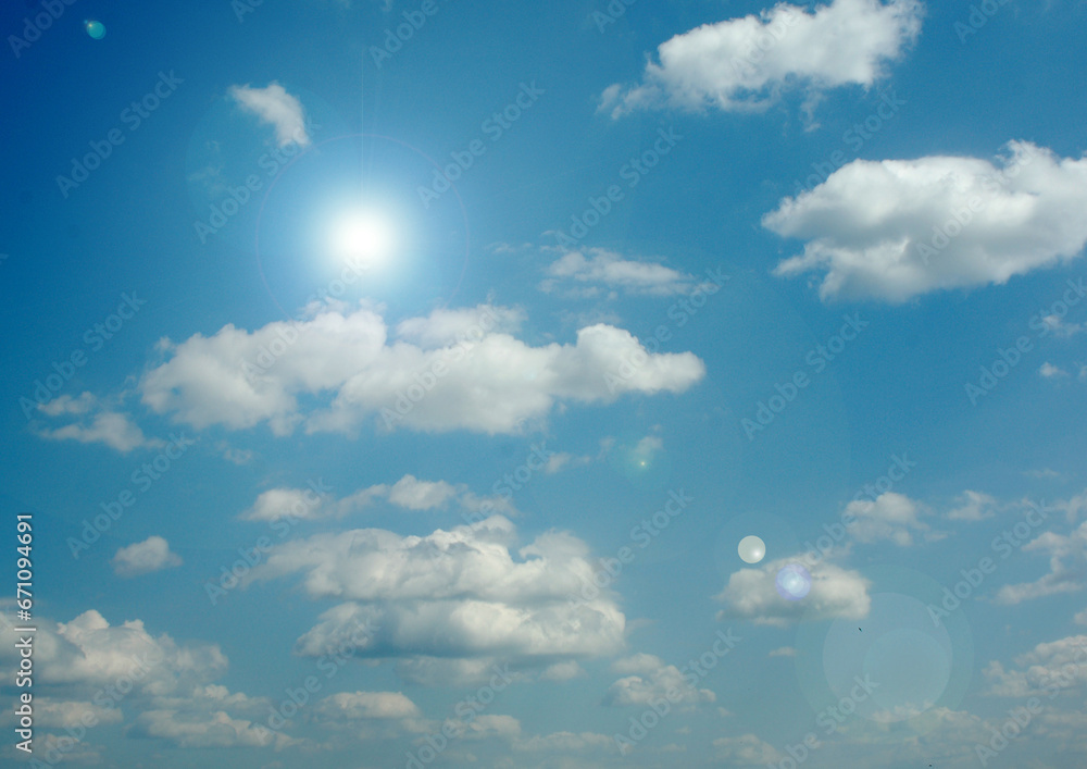 Cloudy sky background