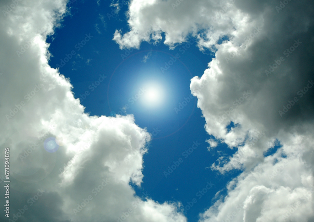 Cloudy sky background