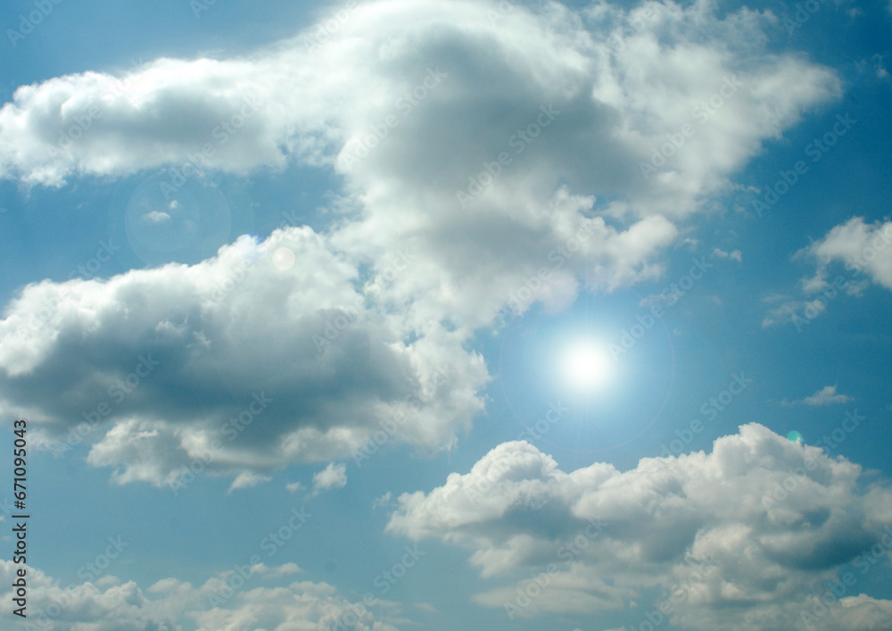 Cloudy sky background