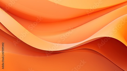  an orange and yellow background with wavy lines and curves in the center. generative ai