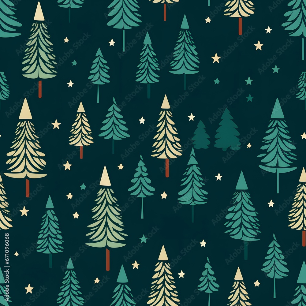 Christmas Seamless tile pattern gift wrap background design Christmas Seamless tile pattern gift wrap background design