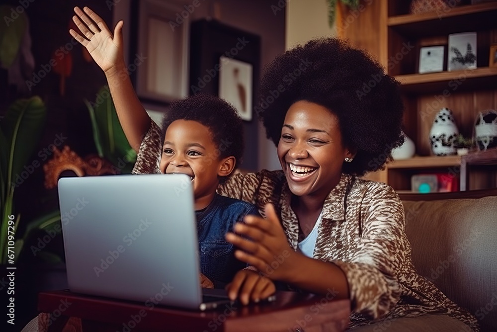family using laptop family using laptop