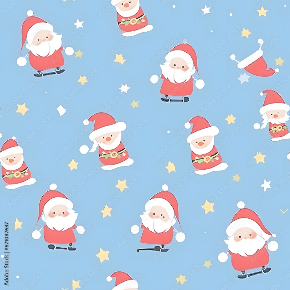Christmas Seamless tile pattern gift wrap background design Christmas Seamless tile pattern gift wrap background design