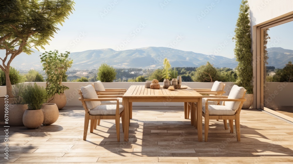 wooden dining furniture country contemporary house beautiful interior design outdoor balcony home design concept