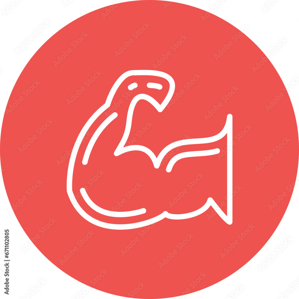 Arm Muscle Icon Arm Muscle Icon